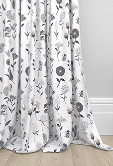 Floral Whimsy, Night Time - Made to Measure Curtains